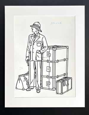 Floc'h "R.I.P. Britannia - Abroad" - Dessin original