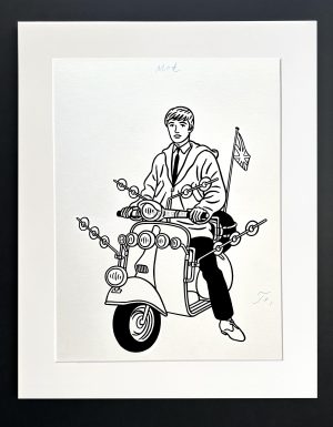 Floc'h "R.I.P. Britannia - Mod" - Dessin original - Vendu