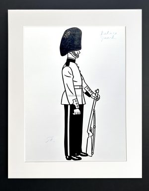 Floc'h "R.I.P. Britannia - Palace Guard" - Dessin original