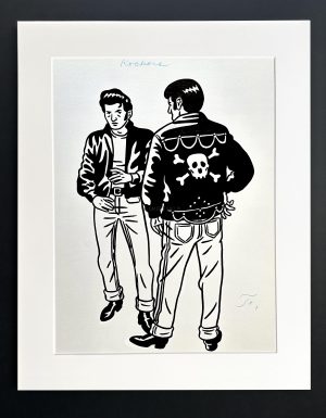 Floc'h "R.I.P. Britannia - Rockers " - Dessin original