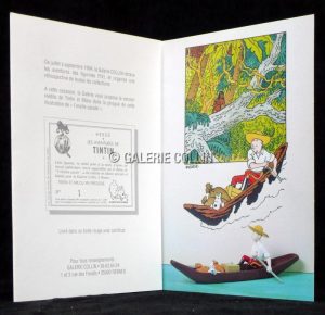 TINTIN . CARTON DOUBLE - PUB. POUR pièce PIXI