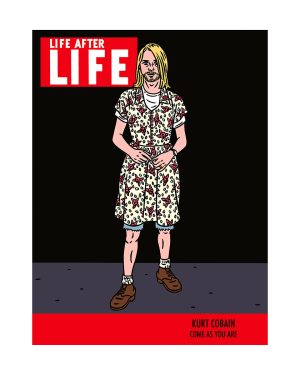FLOC'H LIFE AFTER LIFE KURT COBAIN" pigment prints copy signed, 30 copies