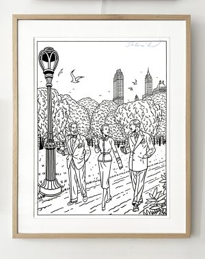 original drawing the cover of *The Art of War* in a bibliophile edition