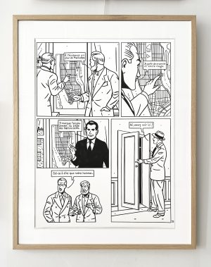 Floc'h Blake and Mortimer: L’art de la guerre , L’art de la guerre Original Panel 25