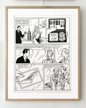 Floc'h Blake and Mortimer: L’art de la guerre Original Panel 8
