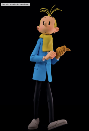 Franquin Fantasio - Mystère à Champignac-Fariboles productiostatuette-résine