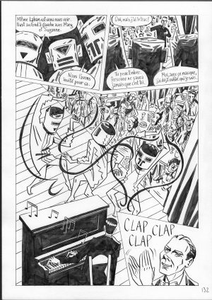 KENT • "Le cabaret Voltaire" Planche originale 132