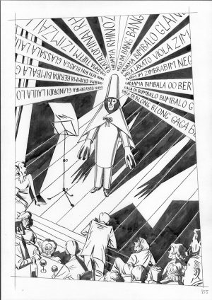 KENT • "Le cabaret Voltaire" Planche originale 155