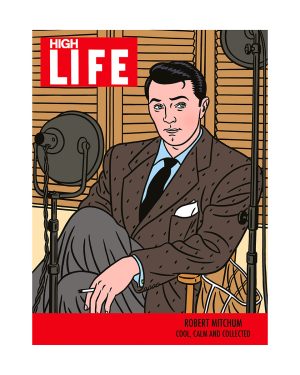 FLOC'H - HIGH LIFE "ROBERT MITCHUM" estampes pigmentaires n° signées 30 ex