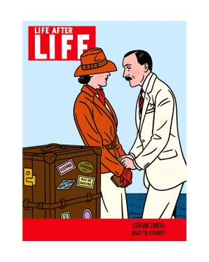FLOC'H -LIFE AFTER LIFE "STEFAN ZWEIG" estampes pigmentaires n° signées 30 ex