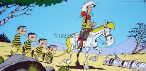 Achdé Lucky Luke"Les Dalton" Affiche édition d'art