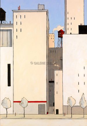 François AVRIL • N° 5 "THE SMALLEST STREET" Estampe pigmentaire Edition limitée