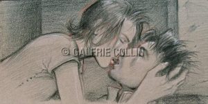 Enki BILAL • «LE BAISER II» Affiche poster édition d’Art issue de «Julia & Roem»