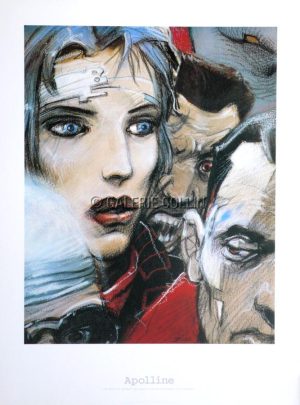 Enki BILAL • "APOLLINE" Affiche édition d'Art