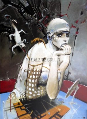 Enki BILAL • "BLEU SANG IV" Affiche édition d'Art