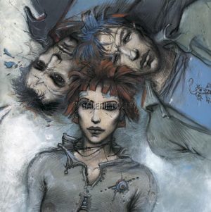 BILAL . CARTE POSTALE " Le sommeil du monstre "
