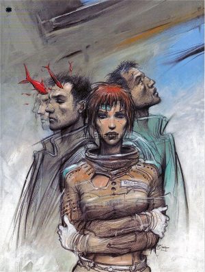 BILAL . AFFICHETTE  18x24 cm -  "32 décembre"