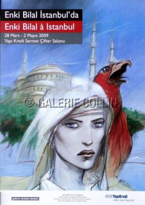 AFFICHE EXPO - " ENKI BILAL à ISTANBUL "