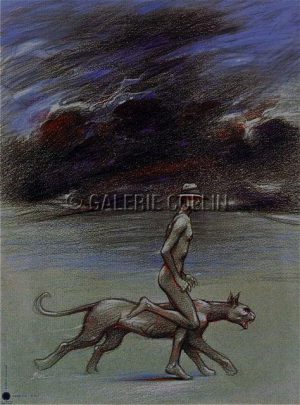 Enki BILAL • "ANIMAL'Z" Affichette 24X18 cm