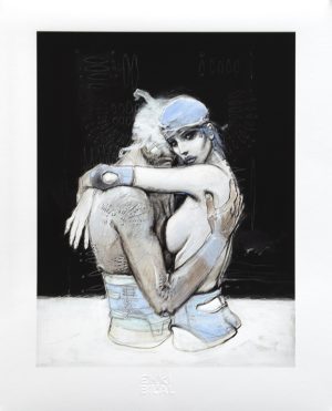 Enki Bilal • Tirage de luxe "Bleu sang à part" limité, numéroté
