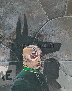 BILAL .  CARTE POSTALE -  "  La Foire aux Immortels " -
