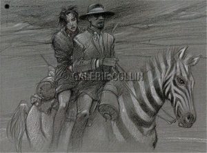 Enli BILAL • "L’art de la solitude..". Affichette 18x24cm