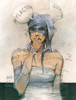 Enki BILAL • " La Bande Dessinée " Affichette édition d'art 24x18 cm