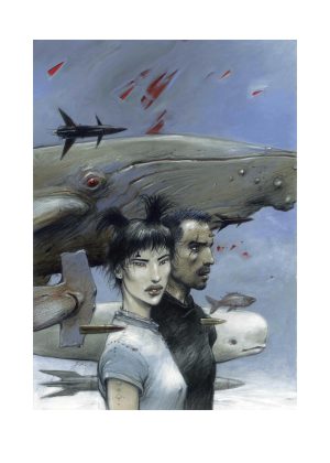 Enki Bilal • "La couleur de l'air" affiche édition d'art 70x50