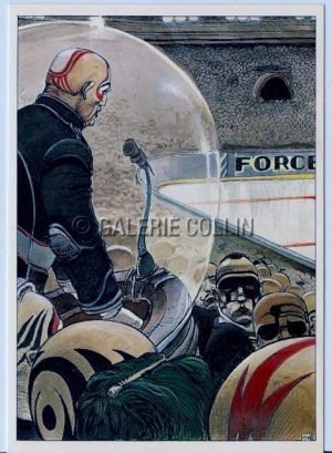 BILAL .  CARTE POSTALE -  "  La Foire aux Immortels "