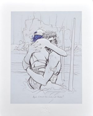 Enki Bilal • Tirage de luxe "L'étreinte"