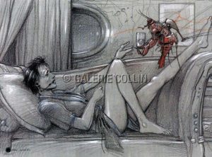 Enki BILAL • "OMAR..." Affichette 18X24 cm