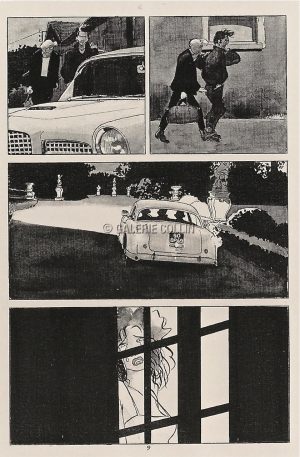 Carte postale "Métal Hurlant"Baru"L'autoroute du soleil"