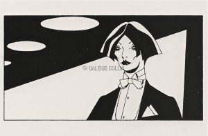 Carte postale "Métal Hurlant" Didier Gomez "Eva"