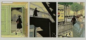 Carte postale "Métal Hurlant" Juillard "Le cahier bleu"