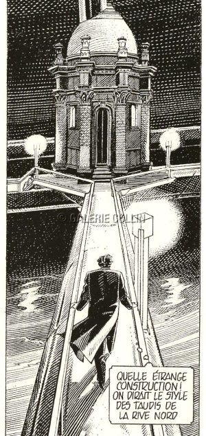 Carte postale "Métal Hurlant" Schuiten "Les cités obscures/La fievre d'Urbicante"
