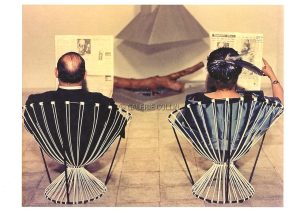 Carte postale Tati "Le living room"