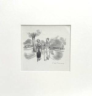 Christian Cailleaux . « Les dimanches de Jean Dézert N°2» Dessin original