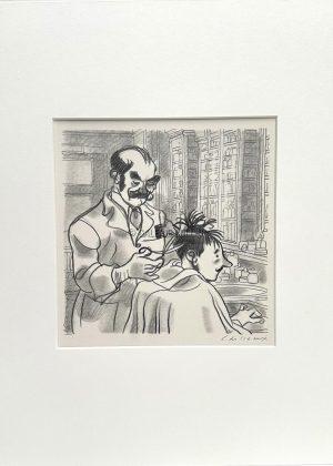 Christian Cailleaux . « Les dimanches de Jean Dézert N°5 » Dessin original