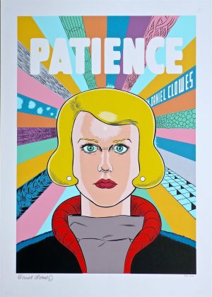 Daniel Clowes "US cover Patience" Sérigraphie numérotée signée 100ex.