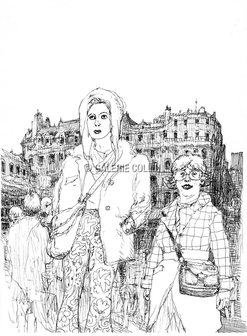 DE CRECY "500 DESSINS VOLUME 1" Tirage de tête numéroté, signé, limité 75 ex. : – Image 2