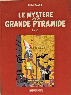 JACOBS . Grand Album toilé "Le Mystère de la Grande Pyramide, Tome I"
