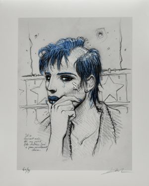 Enki Bilal • Estampe pigmentaire "Jill se souvient" numérotée, signée limitée à 99ex