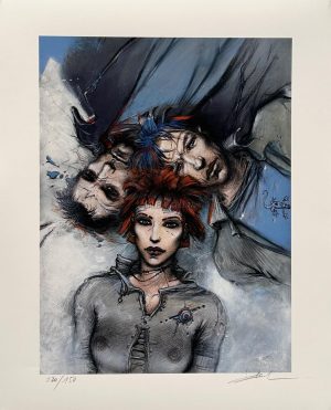 Enki Bilal .Estampe pigmentaire"Le sommeil du monstre" numérotée, signée limitée à 150ex