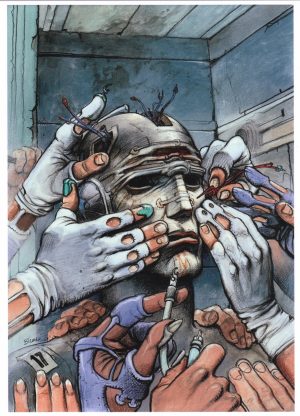 Enki BILAL • Affichette poster " Exterminateur 17"