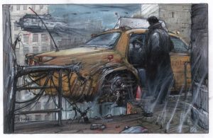 Enki BILAL • Affichette poster "Tétralogie du monstre"