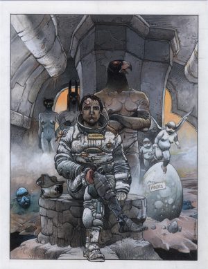Enki BILAL • Affichette poster "Trilogie Nikopol"