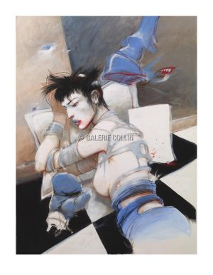Enki Bilal • "After chaos (KO)" Estampe pigmentaire Edition limitée
