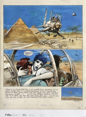 Enki Bilal "Embrasse moi" Affiche édition d'art . 70 x 50 cm