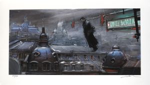 Enki Bilal • Estampe pigmentaire "Only walk" numérotée, signée & limitée à 50ex.