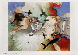Enki Bilal • "Hybridization in love" Affiche Edition d'Art 50 x 70 cm